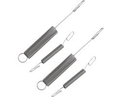 Regelaarveren Grasmaaier - Motoronderdelen - Machineonderhoud - Duurzaam Metaal - 2 Sets - Zilver