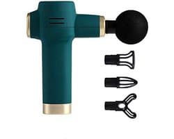 Massagepistool - Mini massageapparaat - Spierherstel - Compact en lichtgewicht - 4 snelheden - Grijs