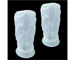 Tweedelige nylon IBC-filterset, IBC-regenwaterfilterhoes, wasbare IBC-filters, accessoires voor filterbehuizing met 200 mesh, geschikt voor IBC-regenwatertanks van 1000 liter.
