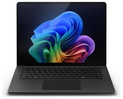 Microsoft Surface Laptop 8 Copilot+ PC Intel Core Ultra X7 368H 38,1 cm (15") Touchscreen 16 GB LPDDR5x-SDRAM 512 GB SSD Wi-Fi 7 (802.11be) Windows 11 Pro Zwart QWERTY