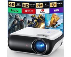 Mini beamer draagbaar - HDMI USB aansluiting - voor thuisbioscoop en presentaties