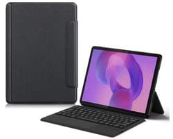 2-in-1 Touchpad Toetsenbord Case Compatibel met Lenovo Idea Tab Pro 2025 12.7-inch (2025) - Zwart