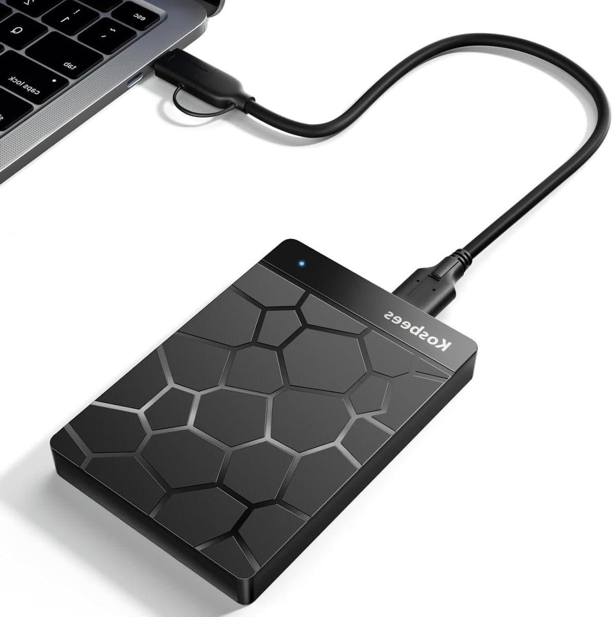 Externe Harde Schijf - Draagbare Opslag - Bestanden Opslaan - Plug and Play - 1 TB - Zwart — afbeelding 1