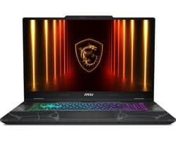 MSI Cyborg 17 B13WFKG-260NL Intel® Core™ i7 i7-13620H Laptop 43,9 cm (17.3") Full HD 16 GB DDR5-SDRAM 512 GB SSD NVIDIA GeForce RTX 5060 Wi-Fi 6E (802.11ax) Windows 11 Home Zwart