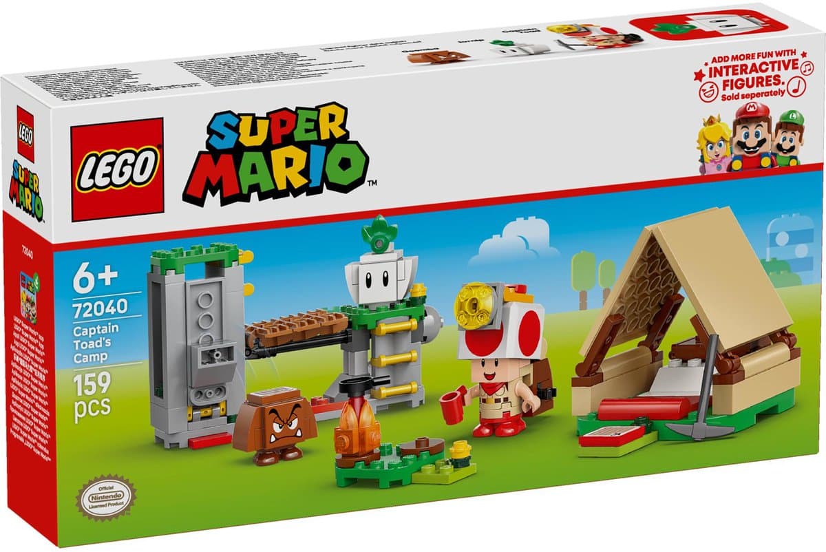 LEGO Super Mario - Toad-baas' kampeerplaats Constructiespeelgoed — afbeelding 1