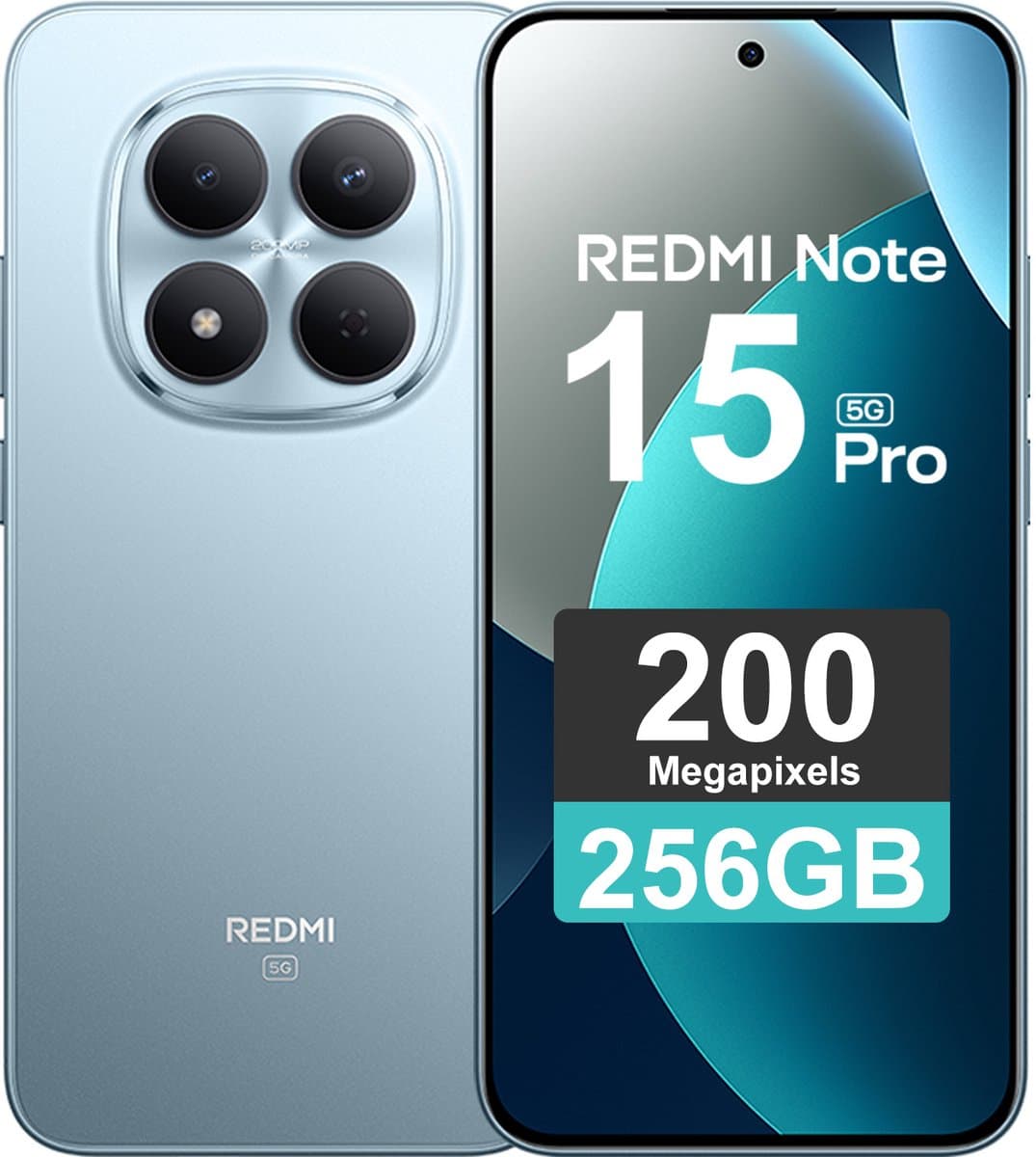 Smartphone-REDMI Note 15 Pro 5G-8GB+256GB-Blauw — afbeelding 1