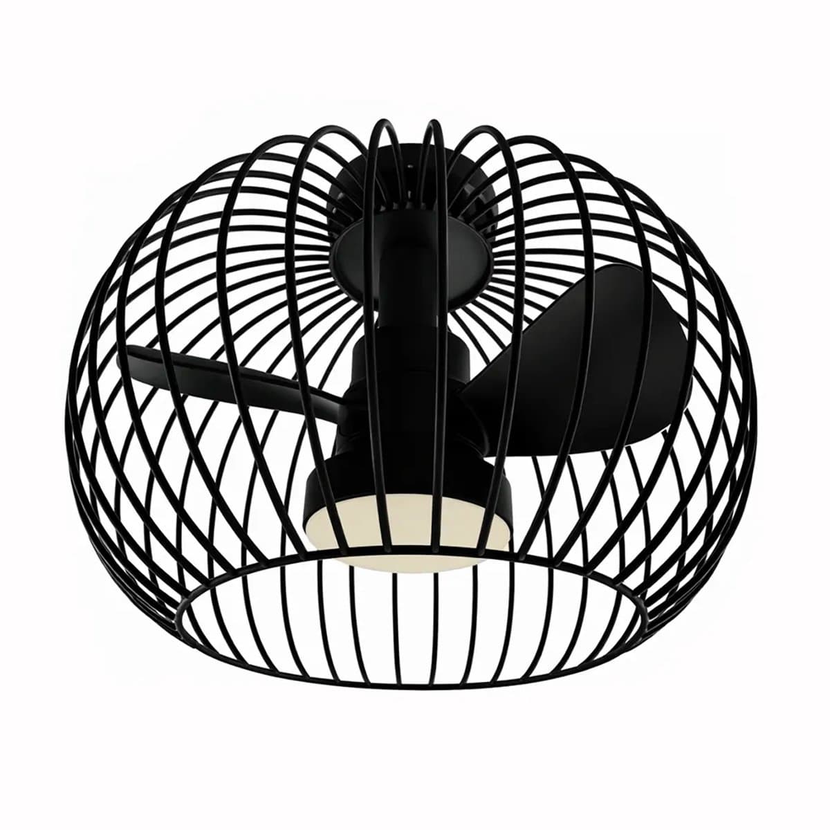 Plafondventilator Wire Ø 40 cm zwart — afbeelding 1