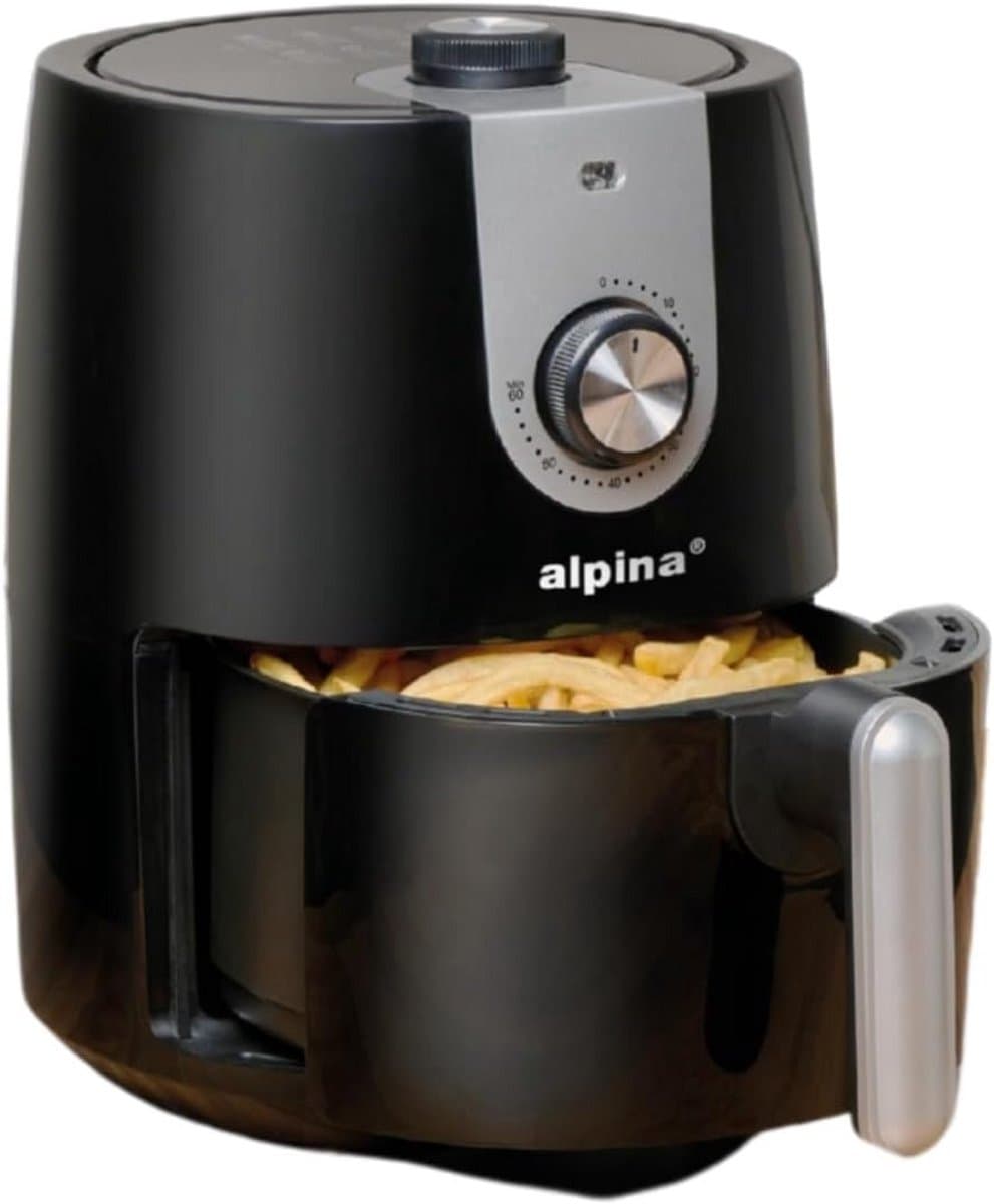 Airfryer 2L - Heteluchtfriteuse voor 2 tot 3 Personen met Timer en Aanpasbare Temperatuur - Gezond Frituren en Makkelijk schoon te maken — afbeelding 1