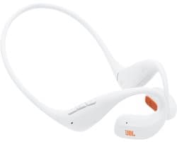 JBL Endurance Pace - Draadloze Open Ear Oortjes met Nekband - Sport Oordopjes - Bluetooth - Hardlopen - 10 uur - IP68 - Wit