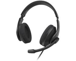 PC-Office-headset HS-USB300 V2, stereo, zwart