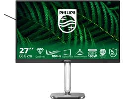 Philips 27B2G5601 - 27 inch QHD Business Monitor - USB-C 100W - 100Hz - 5 jaar garantie
