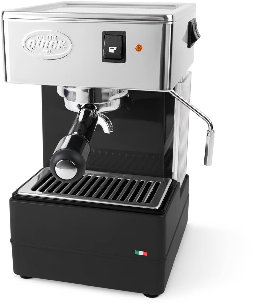 Quickmill Quick Mill 820 zwart piston espressomachine met 250 gram Koepoort Koffie verse koffiebonen — afbeelding 1