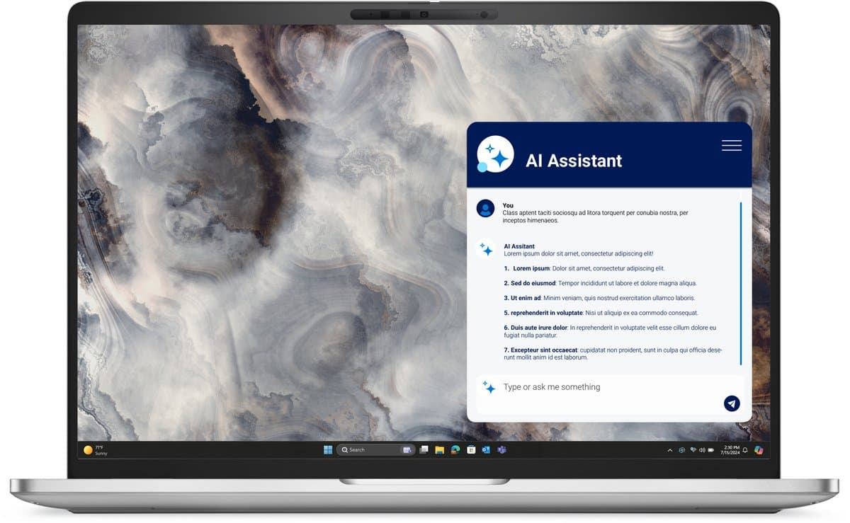 DELL Pro 16 Plus - Laptop - 16 inch - Intel Core Ultra 7 - 16GB/512GB — afbeelding 1