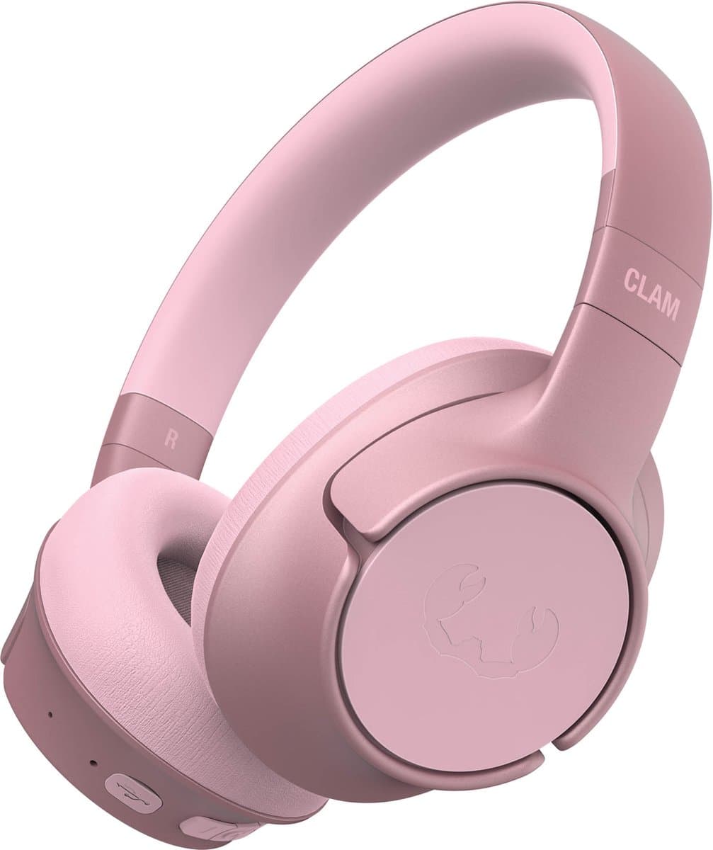 FRESH 'N REBEL Clam Fuse met 3HP3300PP Over-ear Draadloze hoofdtelefoon Roze — afbeelding 1