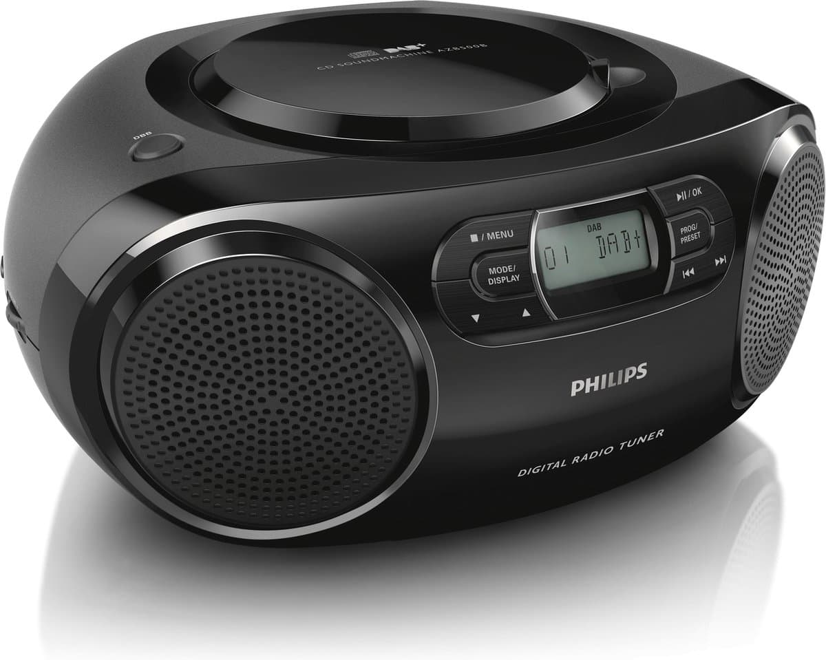 PHILIPS AZB500B - Radio/CD-Speler - Zwart — afbeelding 1
