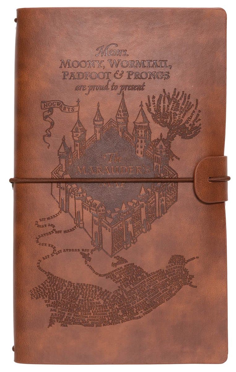 Harry Potter Reisdagboek The Marauders Map A5 Pu/papier — afbeelding 1