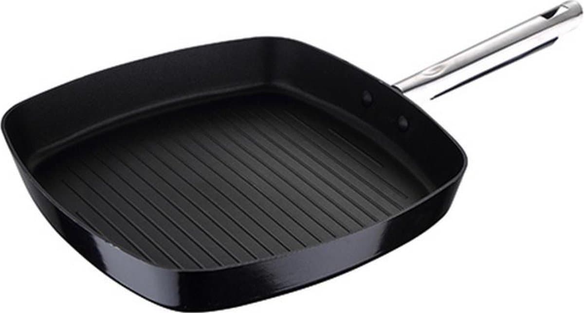 Barbecue Pixel Zwart Roestvrij staal Gehard aluminium (28 x 28 x 4,5 cm) — afbeelding 1