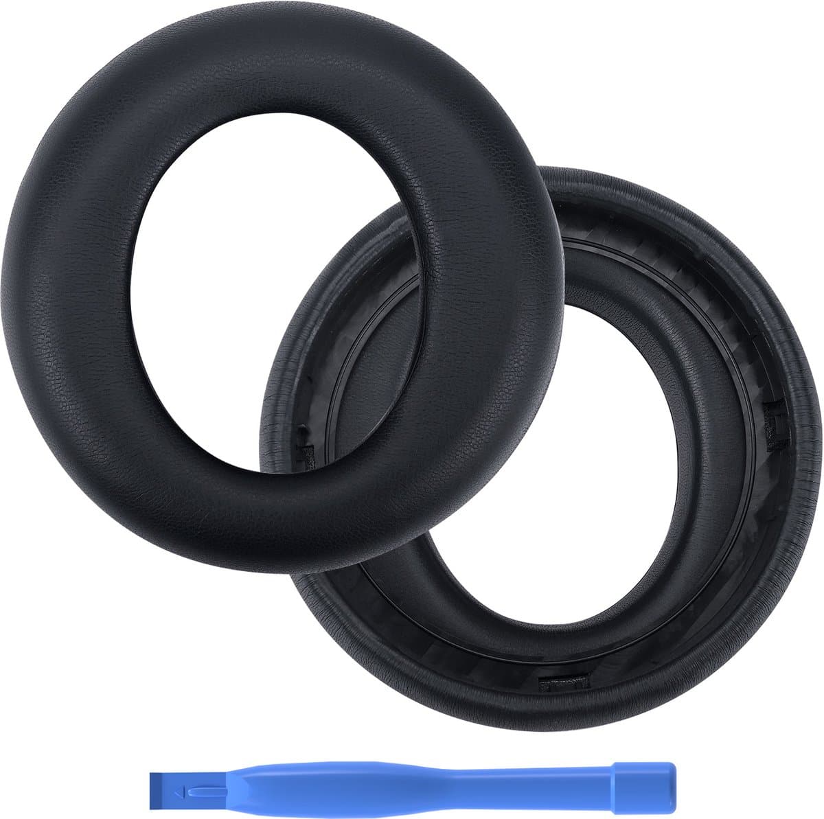 Vervangende Oorkussens voor Sony PlayStation 5 Pulse Elite Wireless Hoofdtelefoon PS5 van MMOBIEL – Memory Foam en Protein PU Koptelefoon Oorkussens - Noise Isolation Hoofdtelefoon Earpads – Zwart — afbeelding 1