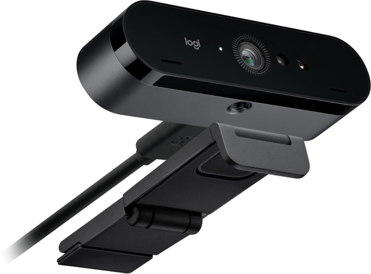 Logitech BRIO | 4K Ultra HD Webcam (13 MP) | HDR | 30 fps 4K / 60 fps Full HD | Windows Hello | USB-C — afbeelding 1