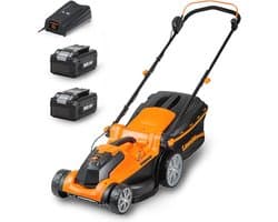 Elektrische grasmaaier met accu 24V - 37cm maaibreedte voor een perfecte gazonverzorging