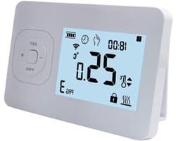 Radioklokthermostaat - Slimme Thermostaat - Vloerverwarming Regelen - Draadloze Centrale Box - Per Kamer - Wit