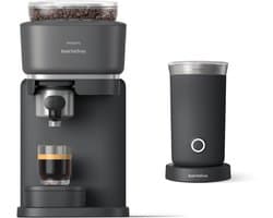 Philips Baristina + Melkopschuimer Bundel - BAR303/60 - Espressomachine - Pistonmachine - Zwart