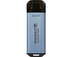 Externe SSD - Draagbare Opslag - Snelle Data Transfer - Compact en Schokbestendig - 512 GB - Blauw