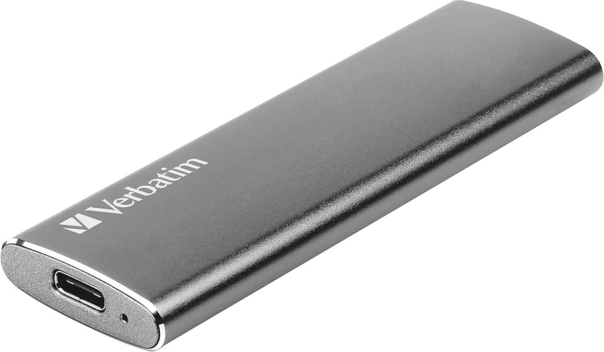 Externe SSD - Draagbare Opslag - Snelle Data Transfer - Aluminium Behuizing - 240 GB - Spacegrijs — afbeelding 1