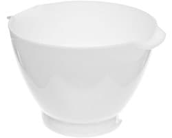 Mixer Kom Komt - Keukenmachine Kom - Voedsel Bereiden - Vaatwasserbestendig - 4.6 Liter - Wit