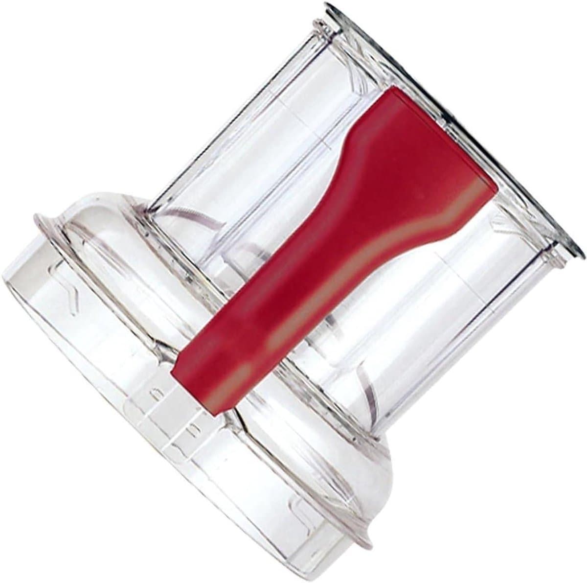 Schaaldeksel Keukenmachine - Reserve Deksel - Voedselbereiding - Magnetron Geschikt - Rond - Rood — afbeelding 1