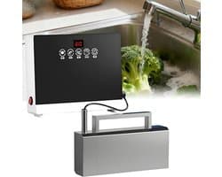 Draagbare Vaatwasser - Mini Afwasmachine - Keuken Reinigen - Sonische Reinigingstechnologie - 24.3 cm - Zilver