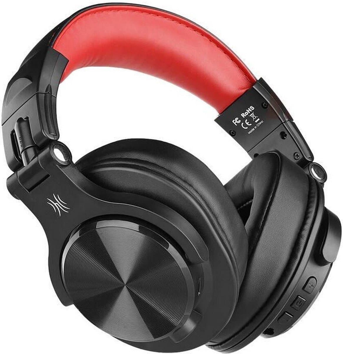 OneOdio Fusion A70 Zwart/Rood – Draadloze Over-Ear Koptelefoon – DJ & Studio – Hi-Res Audio — afbeelding 1