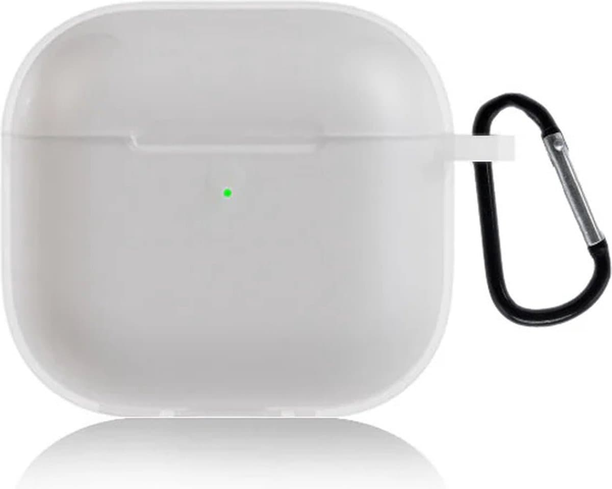 ShieldCase Siliconen Hoesje Geschikt voor Airpods 4 - Siliconen Case voor Apple Airpods 4 Case Hoesje - Transparant — afbeelding 1