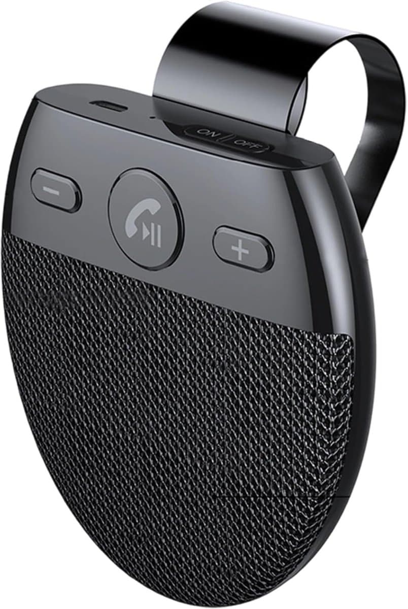 Bluetooth Speaker – Draadloze Bluetooth Speaker voor in de Auto – Auto Bluetooth handsfree bellen met Type-C Opladen – Spraakprompts voor Bluetooth in de auto – 1 Stuk — afbeelding 1