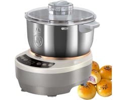 Deegmixer - Keukenmachine Kneedmachine - Professioneel Bakken - Met Fermentatiefunctie - 5L of 7L - Zilverkleurig