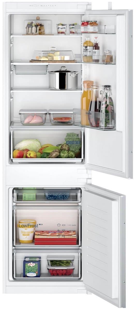 Siemens KI86V5SE0 - iQ100 - Inbouw koel-vriescombinatie - 177.2 x 54.1 cm - 267 l - Zeer stil - Energielabel E — afbeelding 1