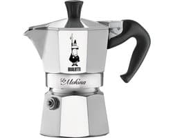Bialetti 0002380 handmatig koffiezetapparaat Moka Express 0,04 l Roestvrijstaal