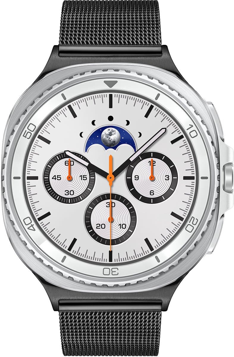 Samsung Special Edition Galaxy Watch 8 CLASSIC LTE Wit/Zwart Mesh 46mm — afbeelding 1