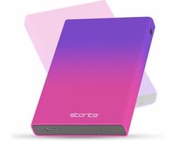 Draagbare externe harde schijf 1 TB USB 3.0 met led-display - Compact voor PS5, PC, Mac, en laptop