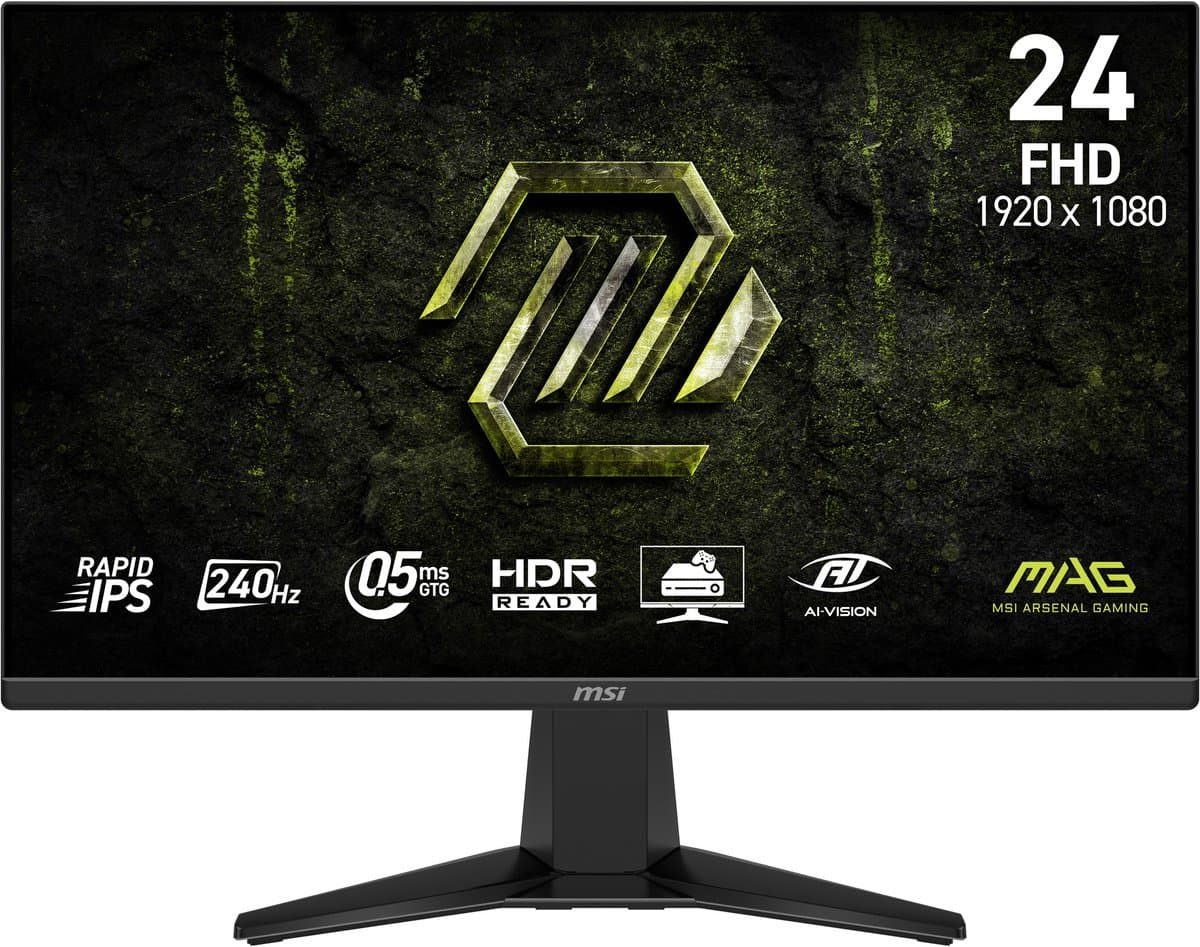 MSI MAG 245F X24 - Full HD Gaming Monitor - 240hz - 24 inch — afbeelding 1
