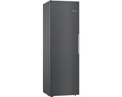 Bosch KSV36VXDP - Serie 4 - Vrijstaande koelkast - 186 x 60 cm - Zwart - Anti-fingerprint - VitaFresh