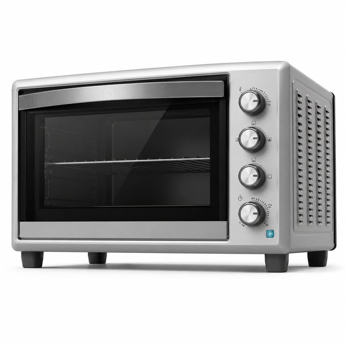Mini Oven 60L – 2200W Heteluchtoven – 12 Functies – Rotisserie – Tot 230°C – Binnenverlichting — afbeelding 1