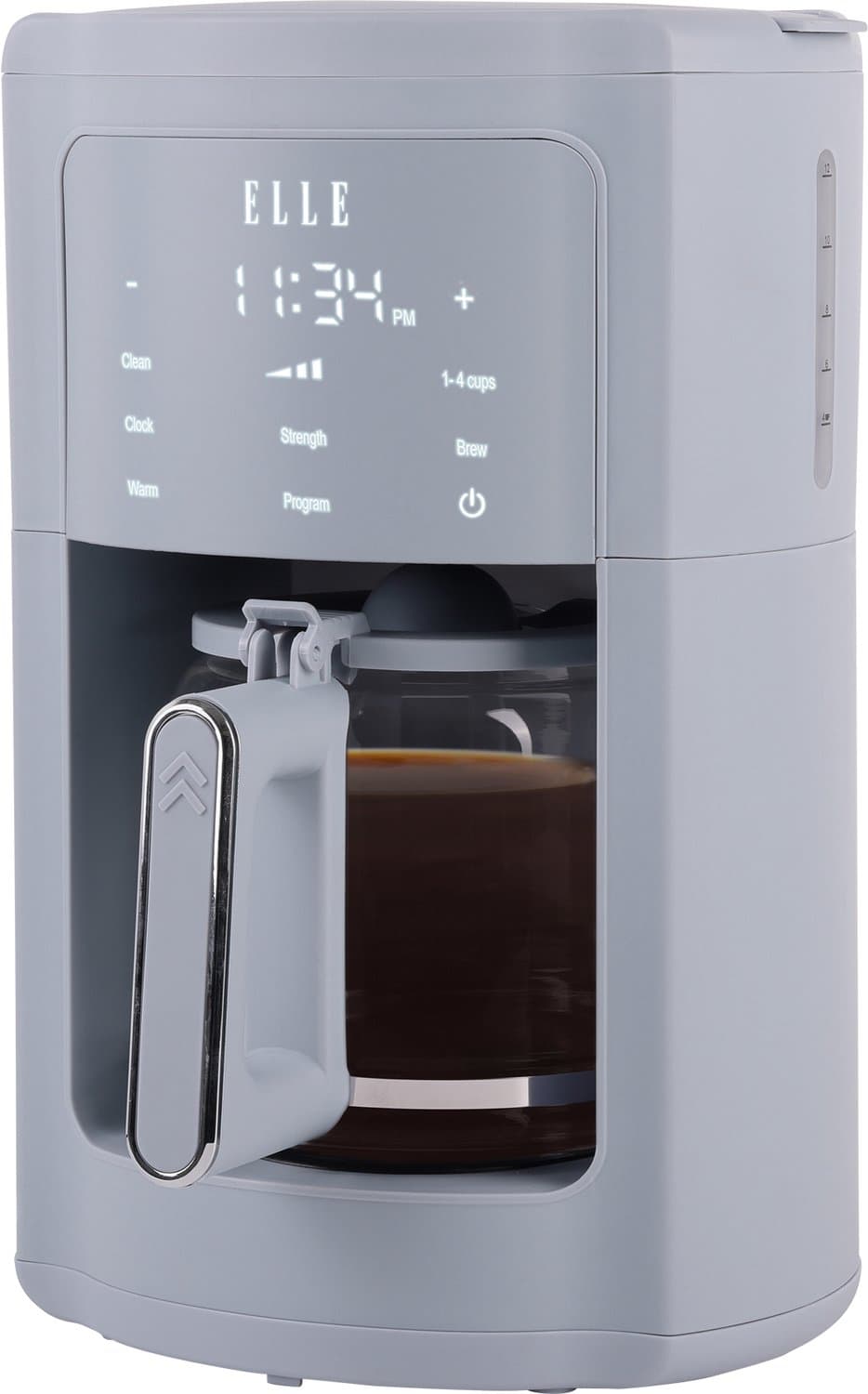 ELLE Digitale Koffiezetapparaat 12-14 Kopjes – Elektrisch Koffiezetapparaat met LED-Touchscreen, Sterkte-instelling, Permanent Filter en Automatische Uitschakeling - Blauw — afbeelding 1