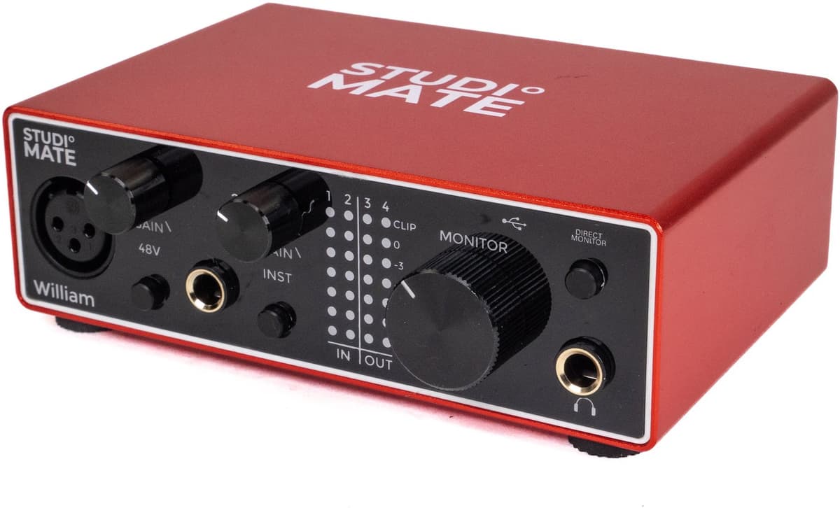 StudioMate IN1 Solo Audio-interface - USB-C Geluidskaart - Solo Geluidskaart - Inclusief USB-kabel - Direct Monitoring - Fantoomvoeding 48V — afbeelding 1