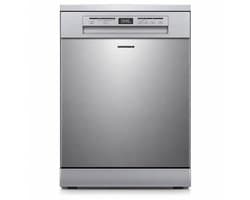 Heinner HDW-FSM60614DXE++ Vrijstaande Vaatwasser – 14 Couverts – Energieklasse E – 6 Programma’s – Digitaal Display – Halve Belading – Extra Drogen – Startuitstel – AquaStop – Kinderslot – 60 cm – RVS – 5 Jaar Garantie