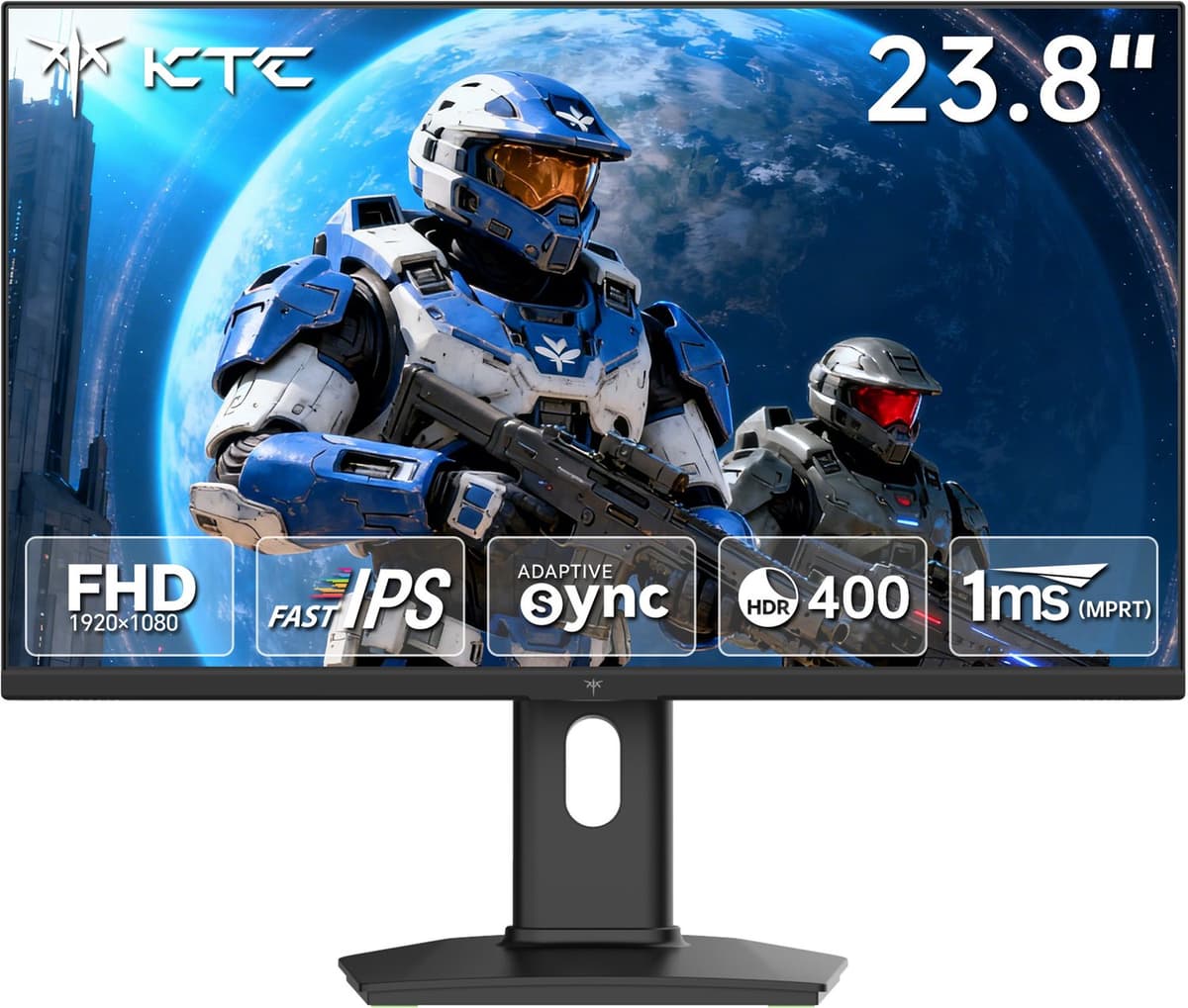 KTC H24F7-2 23,8 Inch Gaming Monitor - Full HD 1080p Fast IPS - 240Hz - 1ms MPRT - HDR400 - FreeSync & G-Sync - VESA 100x100 - Hoogte Verstelbaa — afbeelding 1