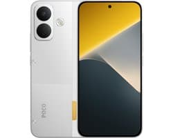 Xiaomi POCO X8 - 8GB RAM - 256GB - White - Enorme 8340mAh batterij met 67W HyperCharge - 6.83" 1,5K ultrahelder AMOLED-display - Gesegmenteerd patroonontwerp met robuuste afwerking