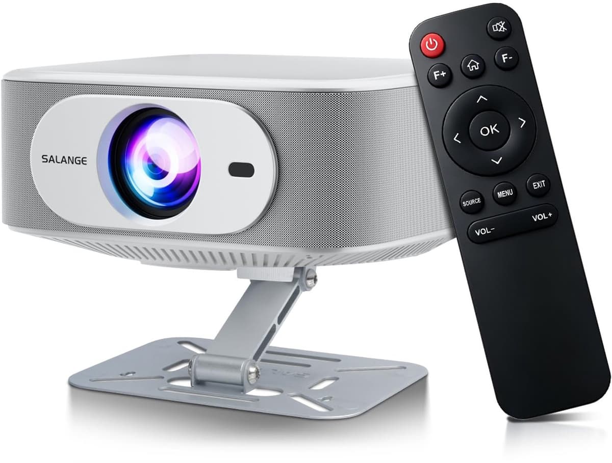 Beamer Android 14 Smart - 1080P Native Resolutie - 400 ANSI Lumen - LED - Draagbaar Voor Thuisbioscoop — afbeelding 1