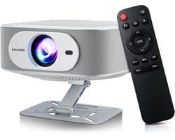 Beamer Android 14 Smart - 1080P Native Resolutie - 400 ANSI Lumen - LED - Draagbaar Voor Thuisbioscoop