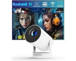 Mini Beamer Draagbaar - 1280 x 720 Resolutie - 260 ANSI Lumen Helderheid - LED Technologie - Wi-Fi Verbinding - Voor Thuisbioscoop